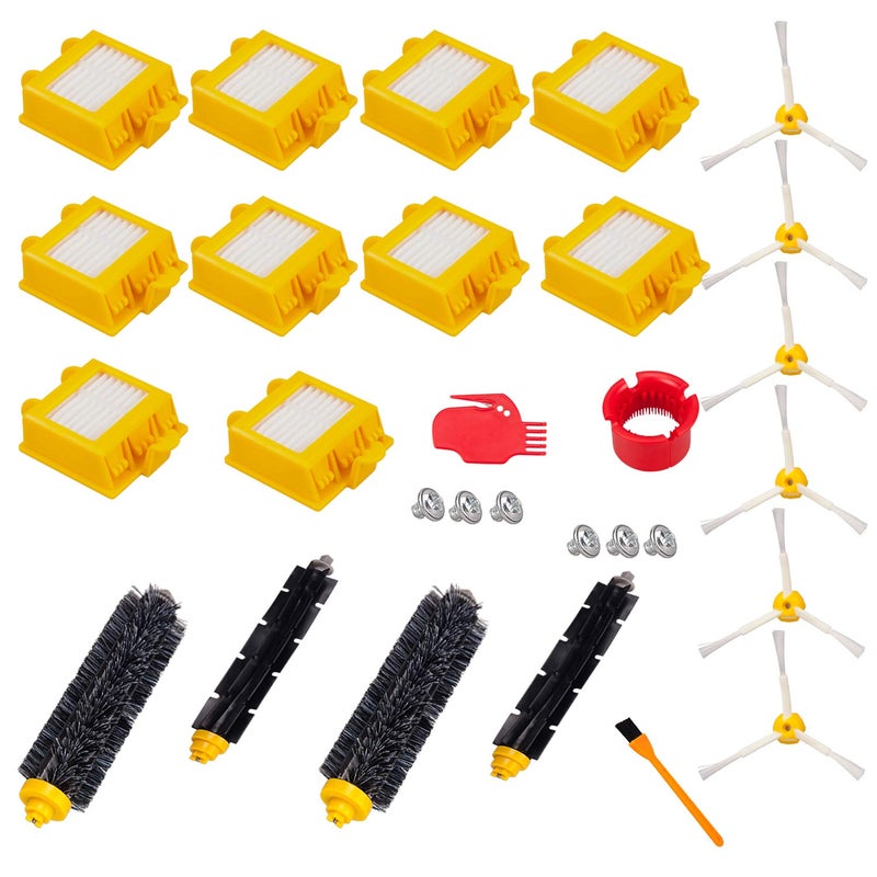 Hongfa Replacement iRobot Roomba 700 Series Parts, Filter and Brush Kits for Roomba760 770 780 790 700 Vacuum, 22pcs Roomba 700 Series Replenishment Kits - Image 1